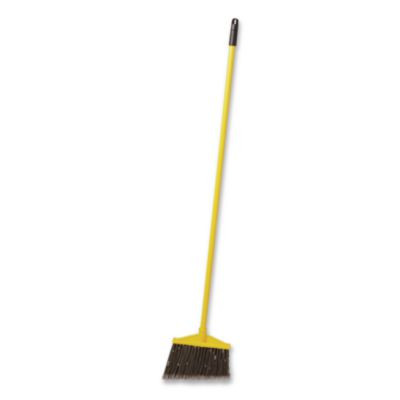 7920014588208, Angled Large Broom, 46.78" Length, Gray/Yellow