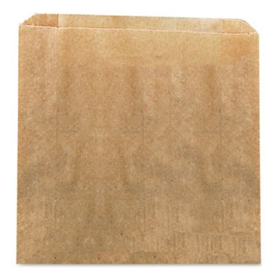 Waxed Napkin Liners For Most Swing-Top Type Receptacles , 8.5" x 7" x 8", Brown, 500/Carton