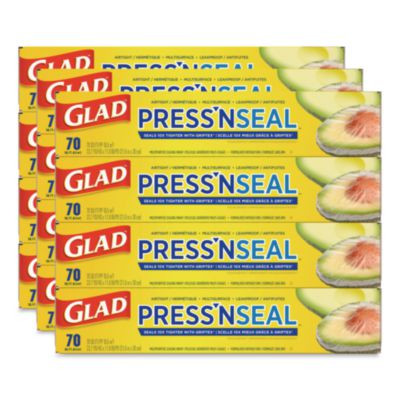 Press'n Seal Food Plastic Wrap, 70 Sq Ft, 12/Carton