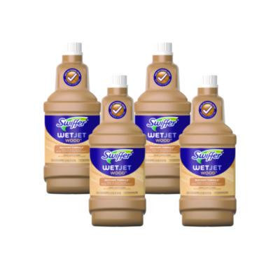 Wetjet System Cleaning-Solution Refill, Blossom Breeze Scent, 1.25 L Bottle, 4/Carton