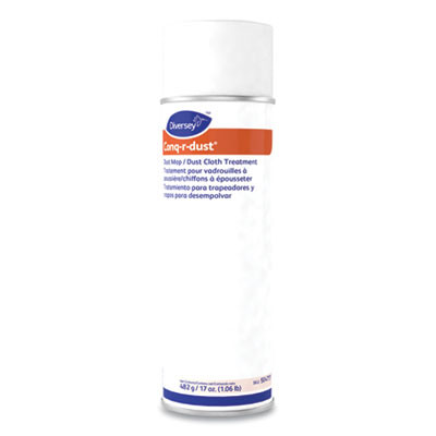 Conq-R-Dust Dust Mop/Dust Cloth Treatment, Amine Scent, 17 Oz Aerosol Spray, 12/Carton