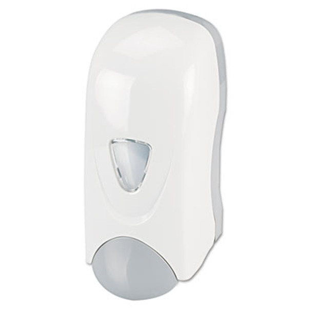 Foam-Eeze Bulk Foam Soap Dispenser With Refillable Bottle, 1,000 Ml, 4.88 X 4.75 X 11, White/Gray