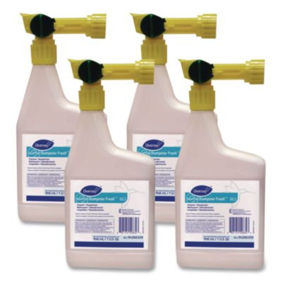 Dumpster Fresh, Floral, 32 Oz Spray Bottle, 4/Carton