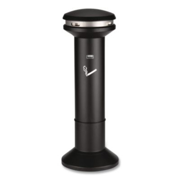 Infinity Ultra-High Capacity Smoking Receptacle, 6.7 Gal, 15.5 Dia x 41.5h, Black