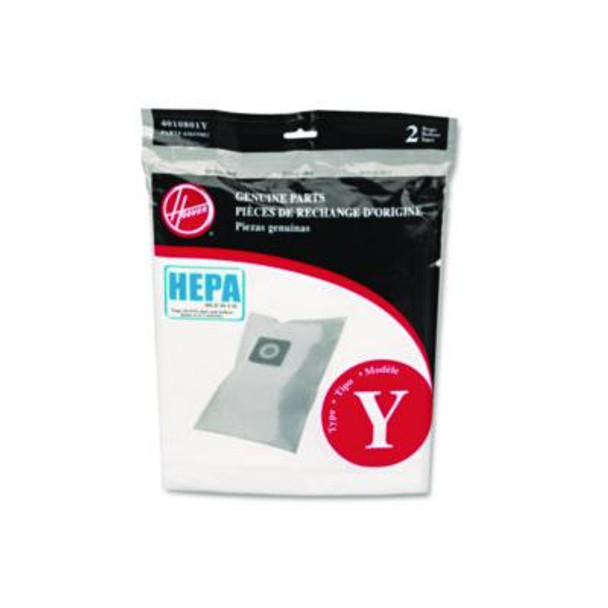 Hepa Y Vacuum Replacement Filter/Filtration Bag, 2/Pack