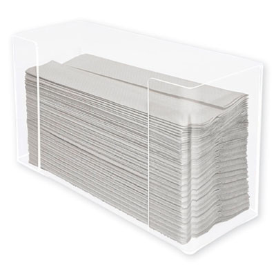 Multifold Paper Towel Dispenser, 11.5 x 4.2 x 6.75, Clear