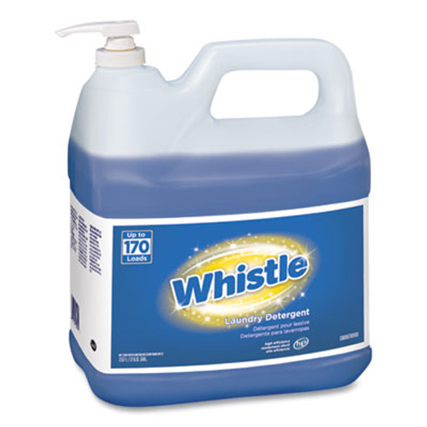Whistle Laundry Detergent (He), Floral, 2 Gal Bottle, 2/Carton