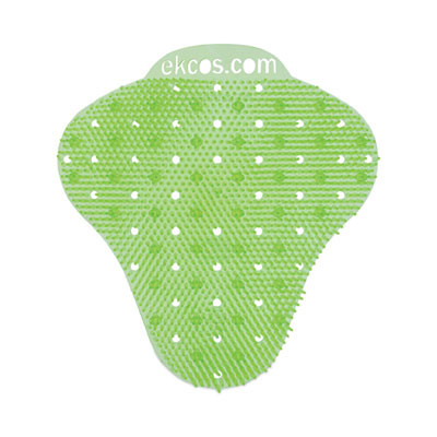 Ekcoscreen Urinal Screens, Apple Scent, Green, 12/Carton