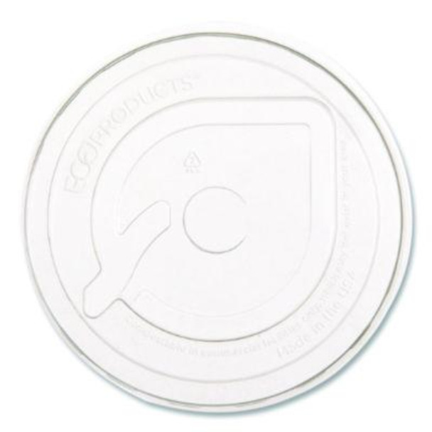 Greenstripe Cold Cup Flat Lids, Fits 9 Oz To 24 Oz Cold Cups, Plastic, Clear, 100/Pack, 10 Packs/Carton