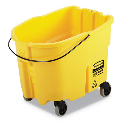 Wavebrake 2.0 Bucket, 35 Qt, Plastic, Yellow