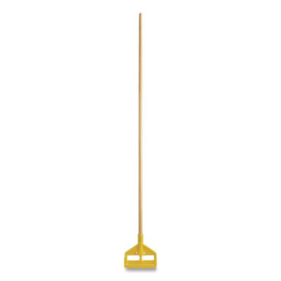 Invader Side-Gate Wood Wet-Mop Handle, 60", Natural, 12/Carton