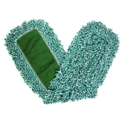 Dust Mop Heads, 36', Looped End, Microfiber