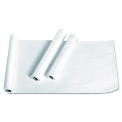 Exam Table Paper, Deluxe Crepe, 21" x 125 Ft, White, 12/Carton