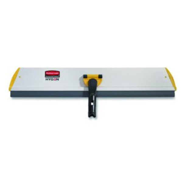 Hygen Quick Connect S-S Frame, Squeegee, 24w X 4 1/2d, Aluminum, Yellow