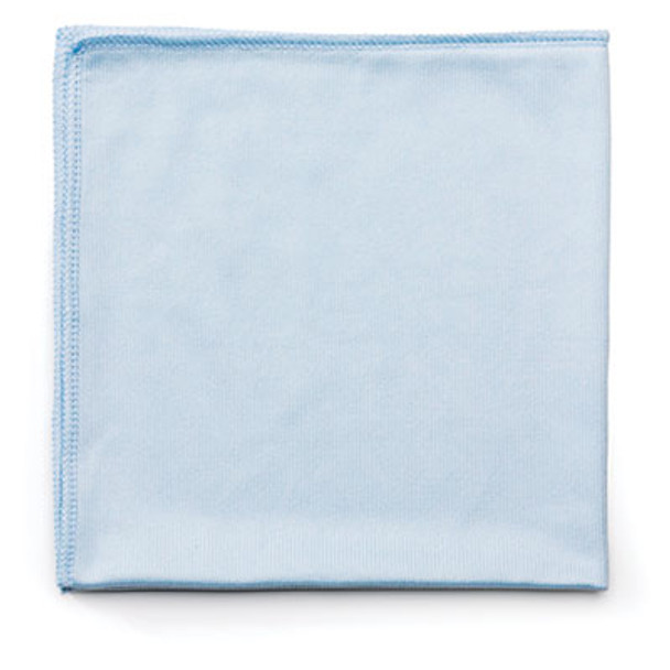 Executive Series Hygen Cleaning Cloths, Glass Microfiber, 16 x 16, Blue, 12/Carton