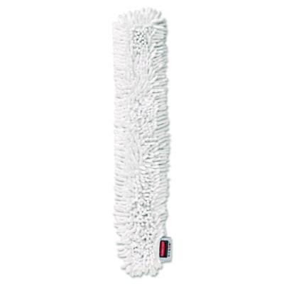 Hygen Quick-Connect Microfiber Dusting Wand Sleeve, White, 6/Carton