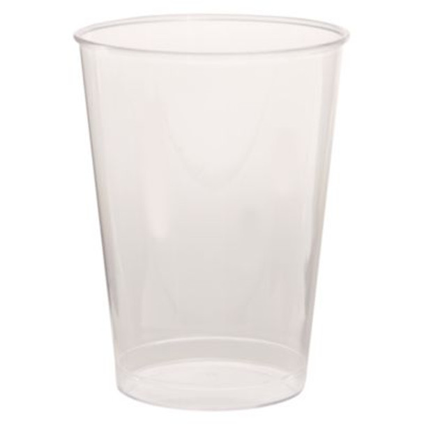 Comet Plastic Tumbler, Tall, 7 Oz, Clear, 25/Pack, 20 Packs/Carton