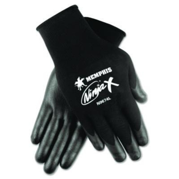 Ninja X Gloves, En388: 412X, Small, Black, Pair
