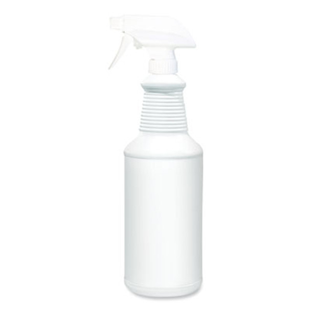 Water Only Spray Bottle, 32 Oz, White, 12/Carton