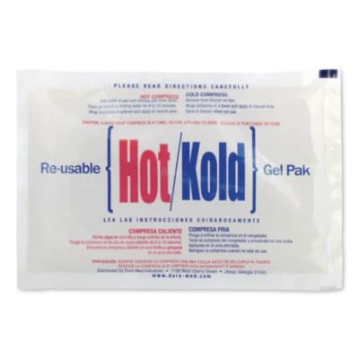 Reusable Hot/Cold Pack, 8.63 x 8.63, White