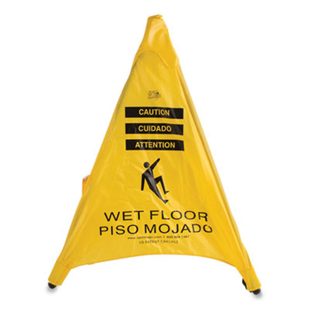 Pop Up Safety Cone, 3 X 2.5 X 30, Yellow