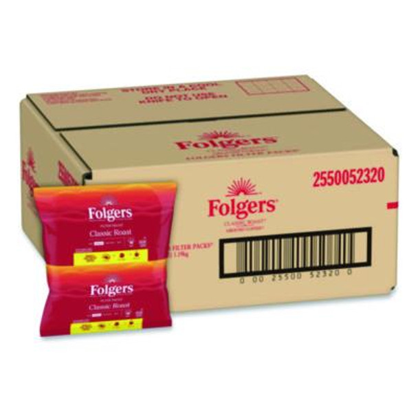 Coffee Filter Packs, Regular, 1.05 Oz Filter Pack, 40/Carton