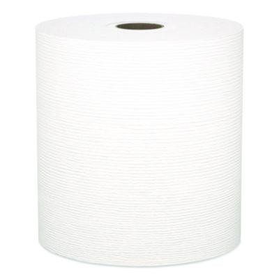 Universal Hard Roll Paper Towels With Premium Absorbency Pockets, 1-Ply, 8" x 425 Ft, 1.5" Core, White, 12 Rolls/Carton