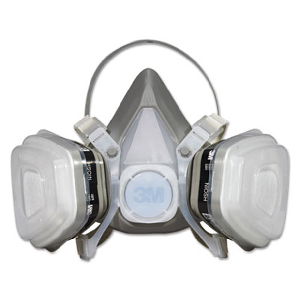 Dual Cartridge Respirator Assembly 52p71, Organic Vapor/p95, Medium