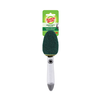 Soap-Dispensing Dishwand, 2.5 X 9.5, Yellow/Green