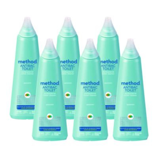 Antibacterial Toilet Cleaner, Spearmint, 24 Oz Bottle, 6/Carton