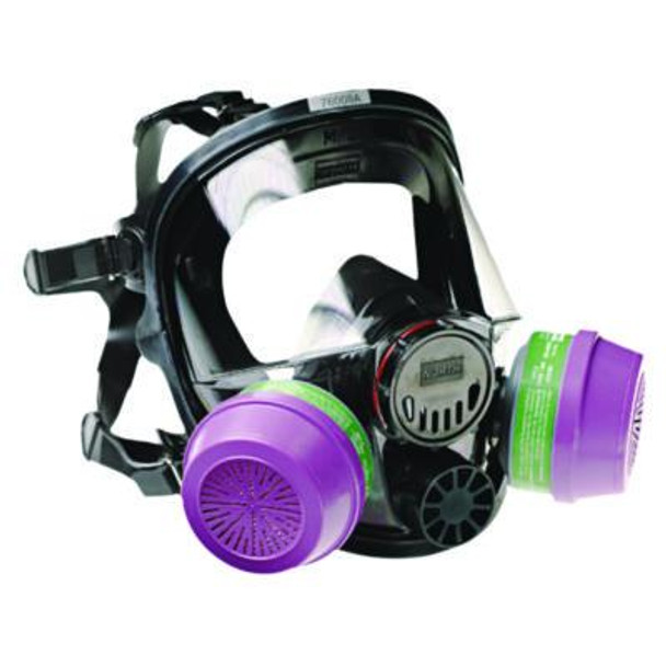 7600 Series Full-Facepiece Respirator Mask, Medium/Large