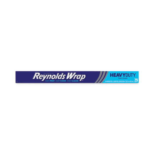 Heavy Duty Aluminum Foil Roll, 18" x 75 Ft, 20/Carton
