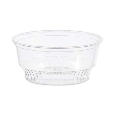 Soloserve Dome Cup Lids, Fits 5 Oz To 8 Oz Containers, Plastic, Clear, 50/Pack, 20 Packs/Carton