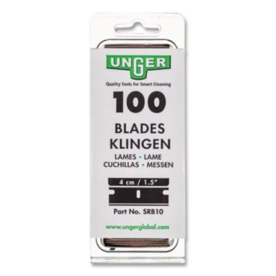 Safety Scraper Replacement Blades, #9, Stainless Steel, 100/Box