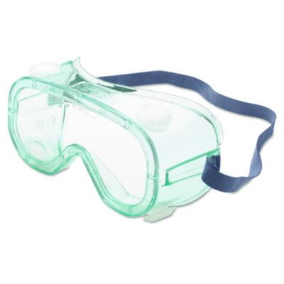 A610S Safety Goggles, Otg, Clear Anti-Fog Lens, Translucent Green Frame