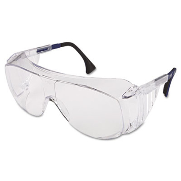 Ultraspec 2001 Otg Safety Eyewear, Clear/Black Frame, Clear Lens