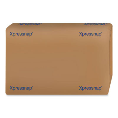 Xpressnap Interfold Dispenser Napkins, 1-Ply, Bag-Pack, 13 x 8.5, White, 6,000/Carton