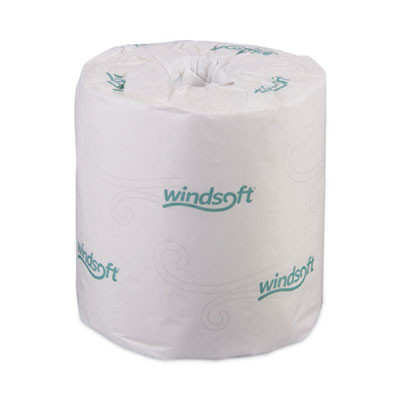 Bath Tissue, Individually Wrapped Rolls, Septic Safe, 2-Ply, White, 500 Sheets/Roll, 96 Rolls/Carton