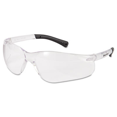 Bearkat Safety Glasses, Frameless, Clear Single Anti-Fog Lens