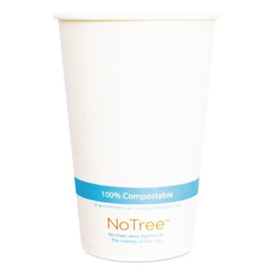 Notree Paper Cold Cups, 16 Oz, Natural, 1,000/Carton