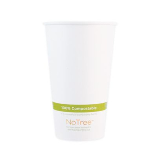 Notree Paper Hot Cups, 20 Oz, Natural, 1,000/Carton