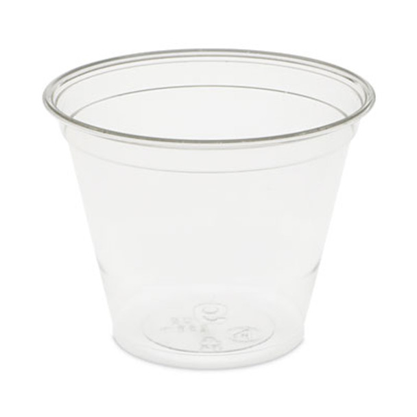 Earthchoice Recycled Clear Plastic Cold Cups, 9 Oz, Clear, 975/Carton