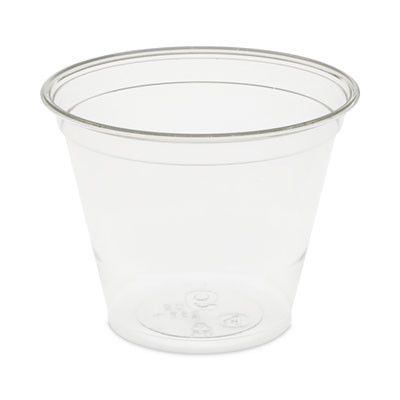 Earthchoice Recycled Clear Plastic Cold Cups, 9 Oz, Clear, 975/Carton