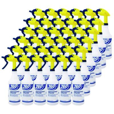 Professional Spray Bottle, 32 Oz, Blue/Gold/Clear, 36/Carton