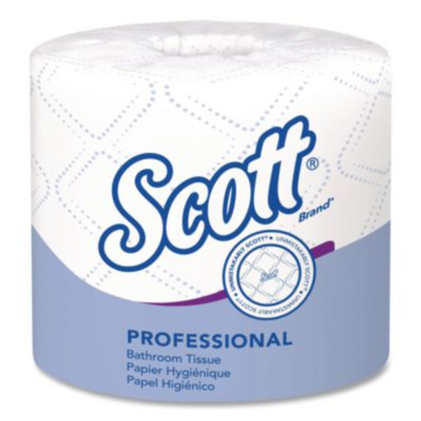 Essential Standard Roll Bathroom Tissue For Business, Septic Safe, 2-Ply, White, 550 Sheets/Roll