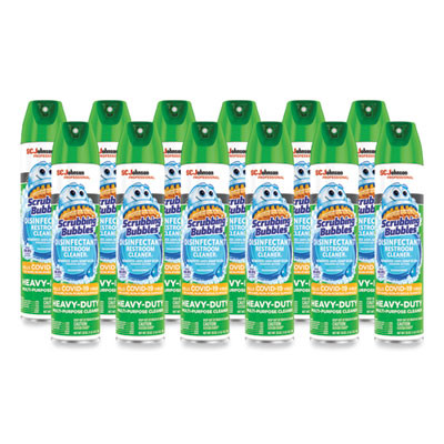Disinfectant Restroom Cleaner Ii, Rain Shower Scent, 25 Oz Aerosol Spray, 12/Carton