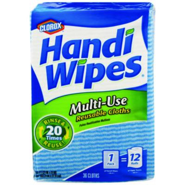 Handi Wipes, 21 X 11, Blue, 36 Wipes/Pack, 4 Packs/Carton
