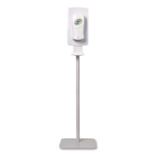 Fit Touch Free Dispenser Floor Stand, 15.7 X 15.7 X 58.3, White