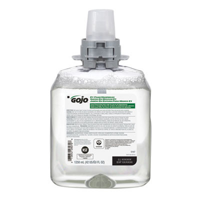 E1 Foam Handwash Refill, Fragrance-Free, 1,250 Ml, 4/Carton