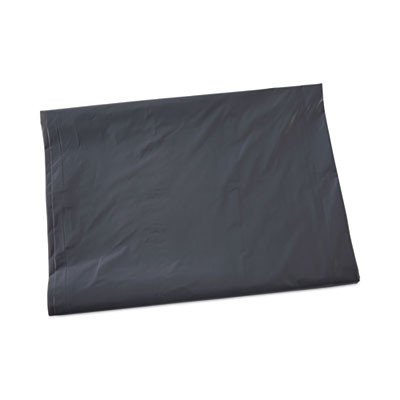 Linear Low Density Industrial Can Liners, 60 Gal, 1.3 Mil, 38" x 58", Gray, Flat Pack, 100/Carton